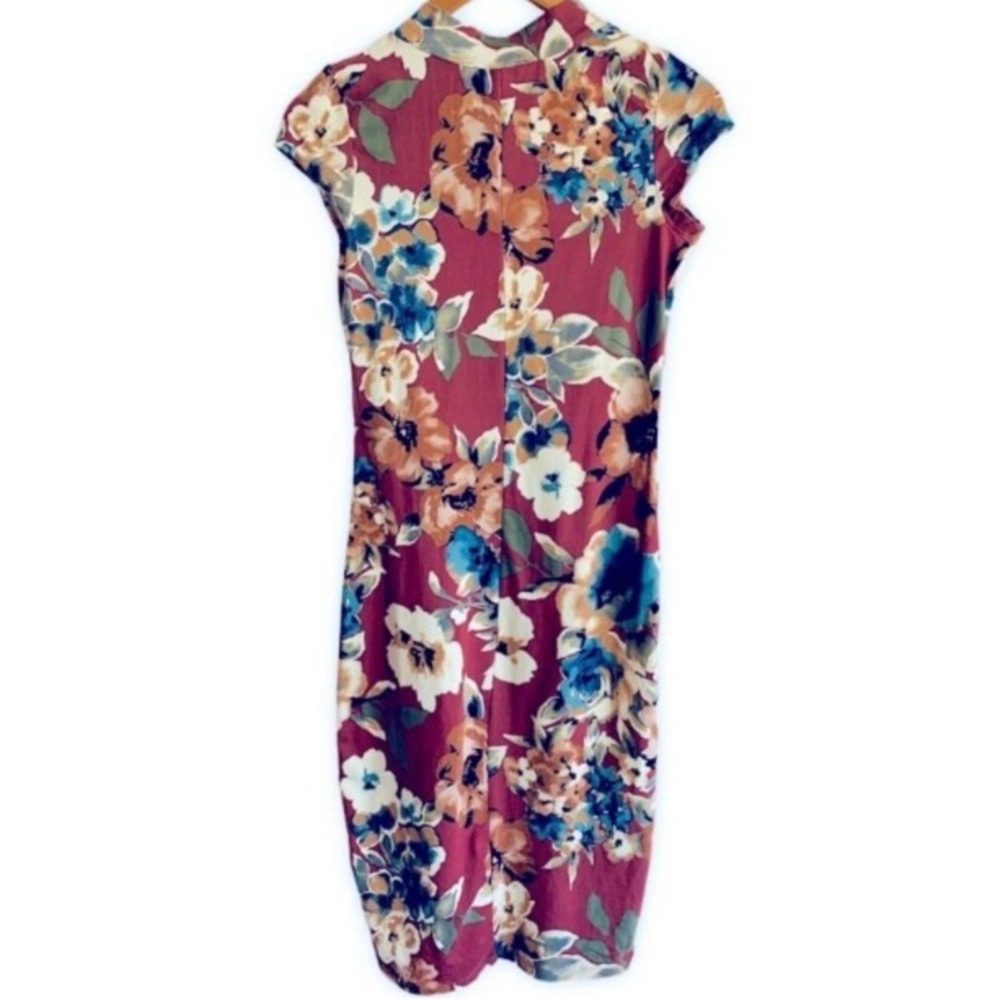 Iris Artistic Blend Fabric Dress Sz M - Picture 2 of 4
